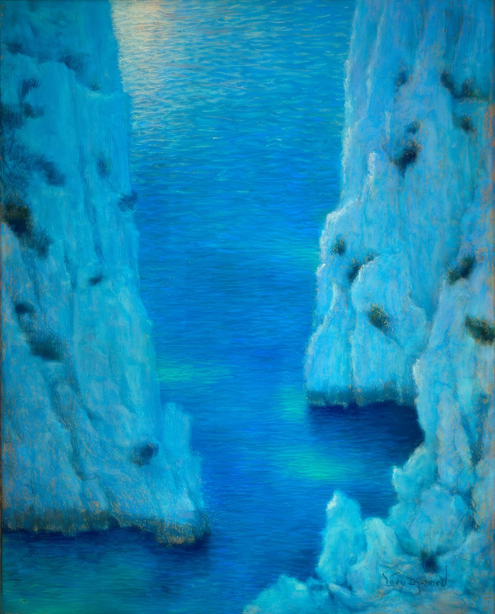 La Calanque 作者 吕西安·莱维·杜尔默