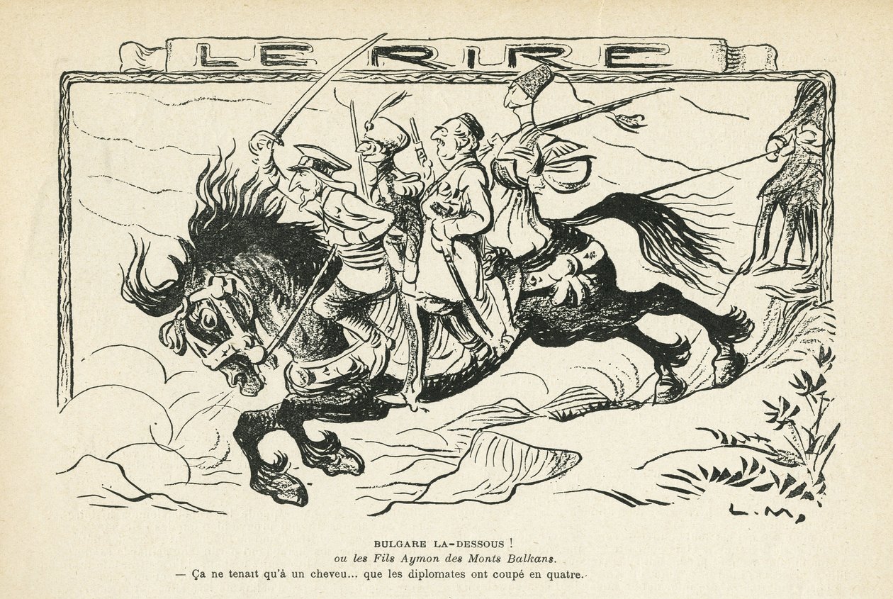 Illustration in Le Rire 作者 露西安·梅蒂（Lucien Metivet）