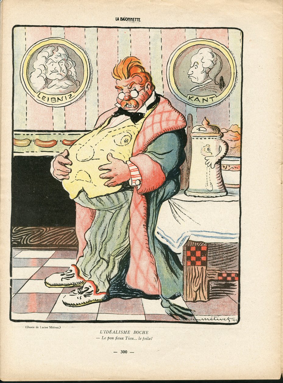 La Baionnette, Satirique en Couleurs 作者 露西安·梅蒂（Lucien Metivet）