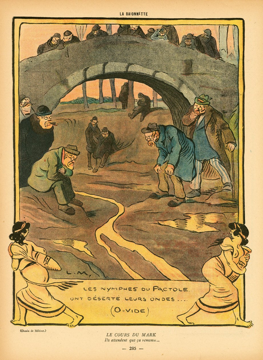 La Baionnette，色彩讽刺 作者 露西安·梅蒂（Lucien Metivet）