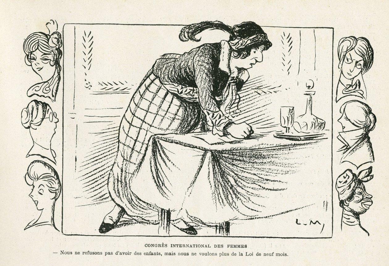 illustration in Le Rire 作者 露西安·梅蒂（Lucien Metivet）