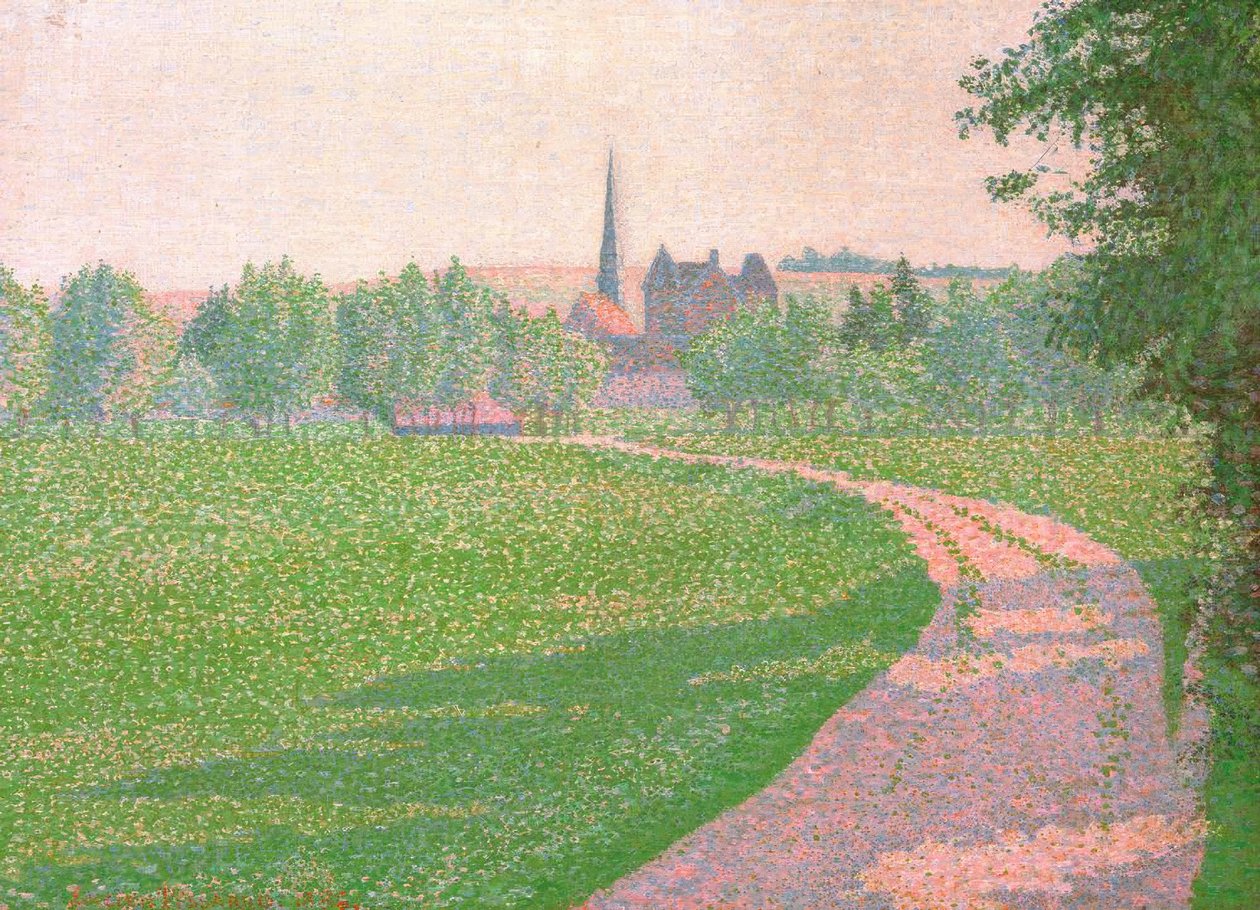 埃拉尼教堂 作者 卢西安·皮萨罗（Lucien Pissarro）
