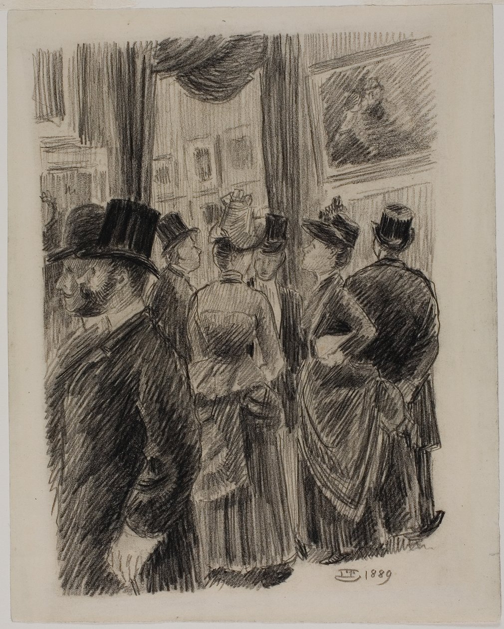 在画廊 作者 卢西安·皮萨罗（Lucien Pissarro）