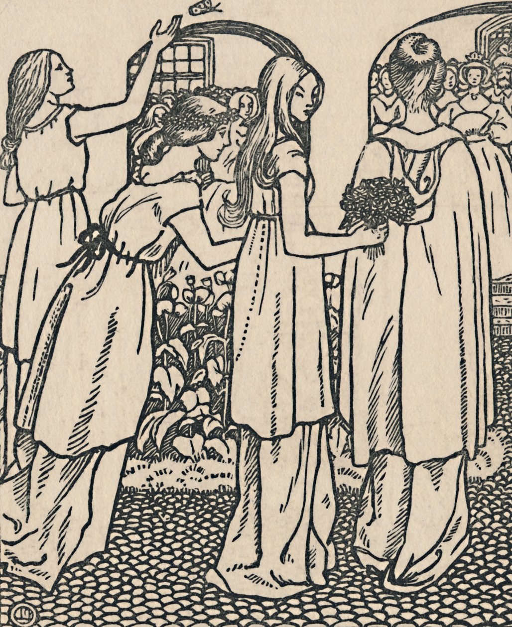 睡美人，1919年 作者 卢西安·皮萨罗（Lucien Pissarro）
