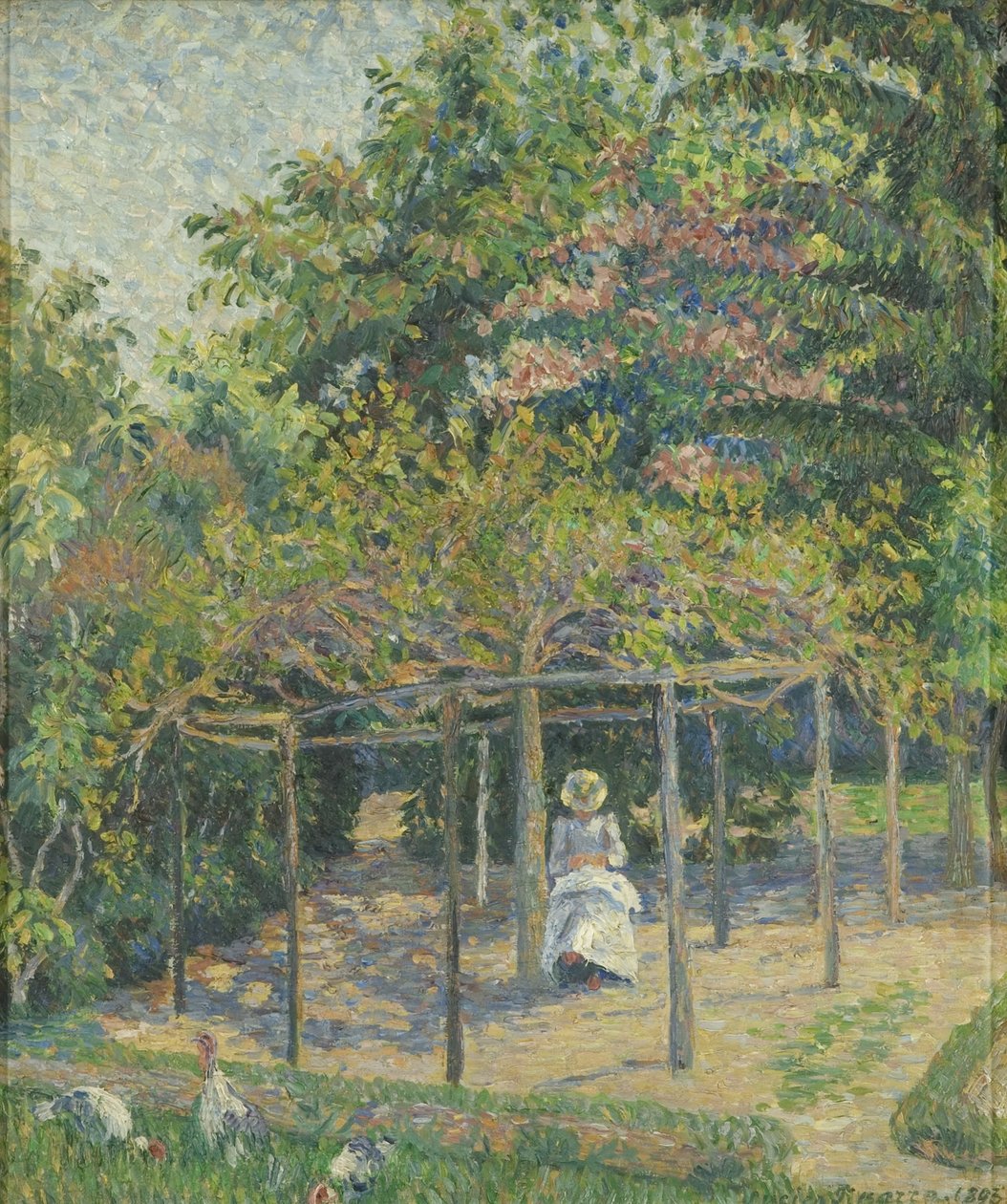 火鸡 作者 卢西安·皮萨罗（Lucien Pissarro）
