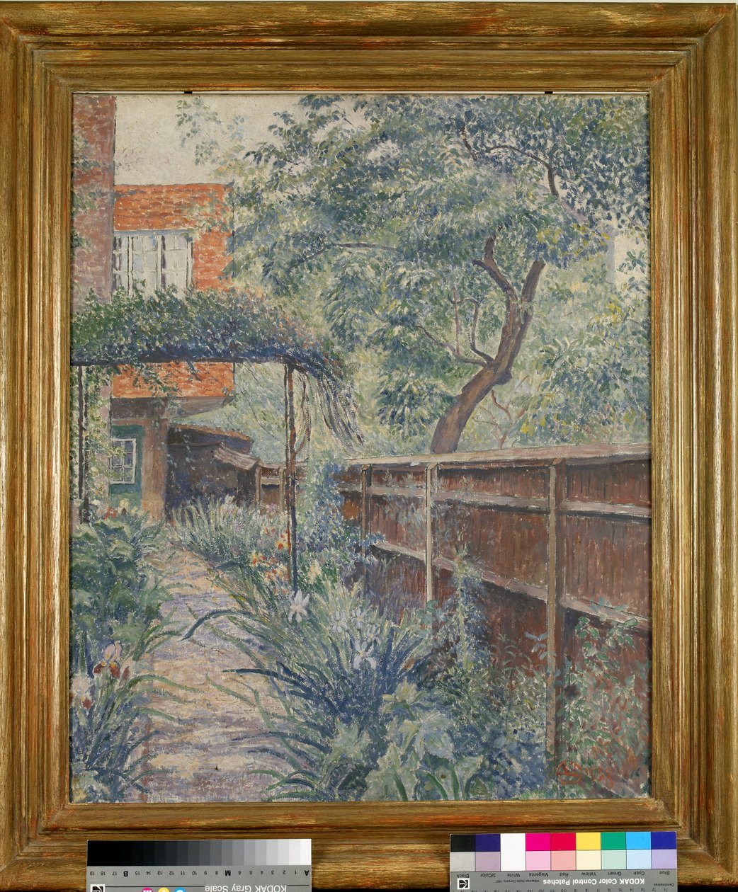 我的工作室花园 作者 卢西安·皮萨罗（Lucien Pissarro）