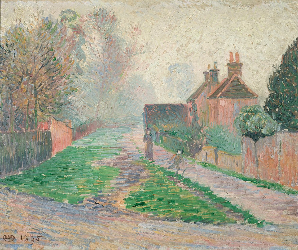 十一月的早晨，埃平，1895年 作者 卢西安·皮萨罗（Lucien Pissarro）