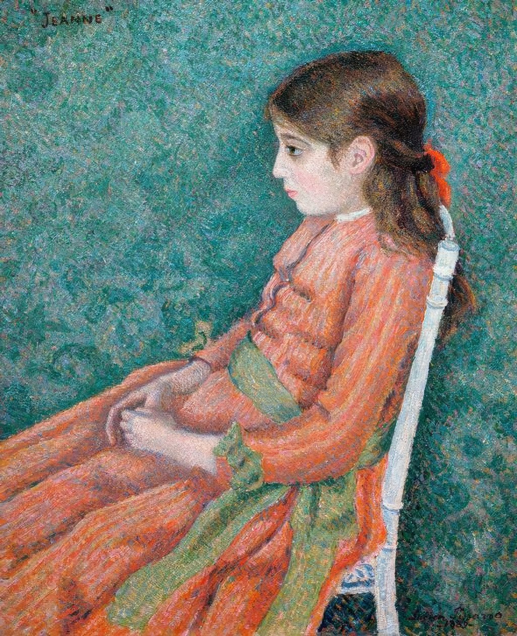 珍妮的肖像 作者 卢西安·皮萨罗（Lucien Pissarro）