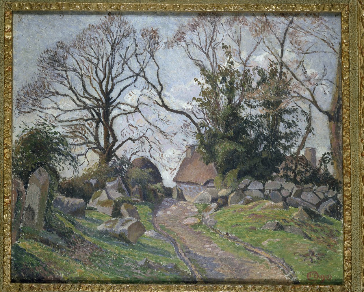 1910年，Riec的Poulfenc 作者 卢西安·皮萨罗（Lucien Pissarro）