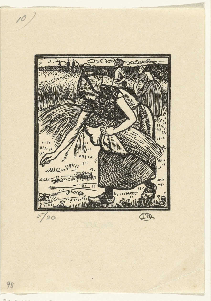 露丝竖起耳朵 作者 卢西安·皮萨罗（Lucien Pissarro）