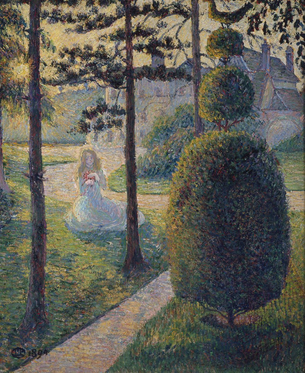 仙女，1894年 作者 卢西安·皮萨罗（Lucien Pissarro）