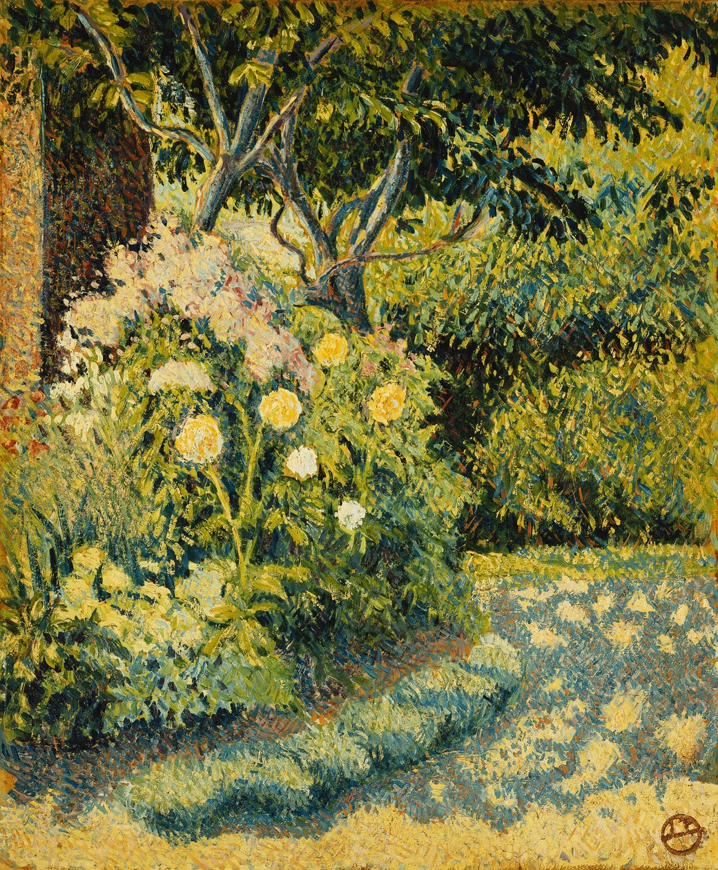 花园小径；花园的感觉 作者 卢西安·皮萨罗（Lucien Pissarro）