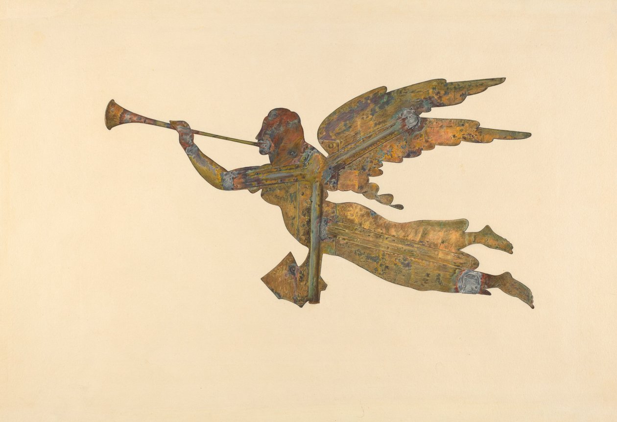 加布里埃尔风向标，约1939年。 作者 露西尔·沙博