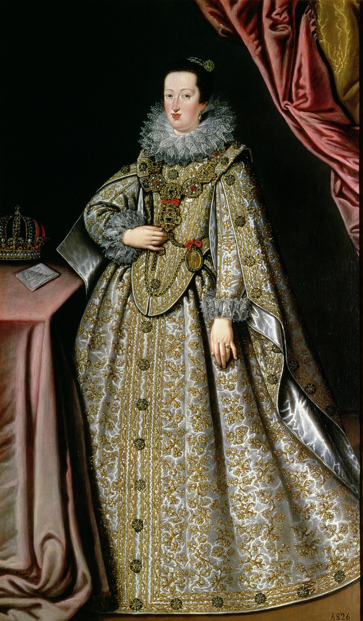 埃莉诺贡萨加（1598-1655），费迪南德二世（1578-1637）神圣罗马帝国皇帝的妻子，17世纪初 作者 露西娜（Lucrina Fetti）