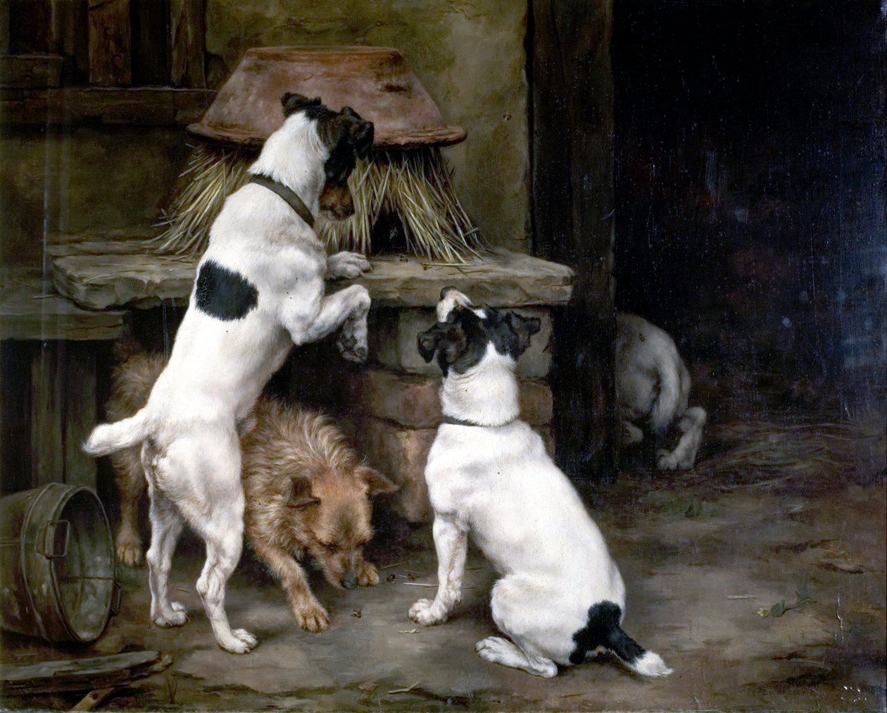 繁忙的身体和繁忙的蜜蜂，1892年 作者 露西·安·莱弗斯
