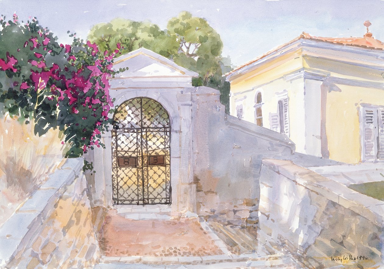 晚上，Hroussa，1994（wc） 作者 露西·威利斯