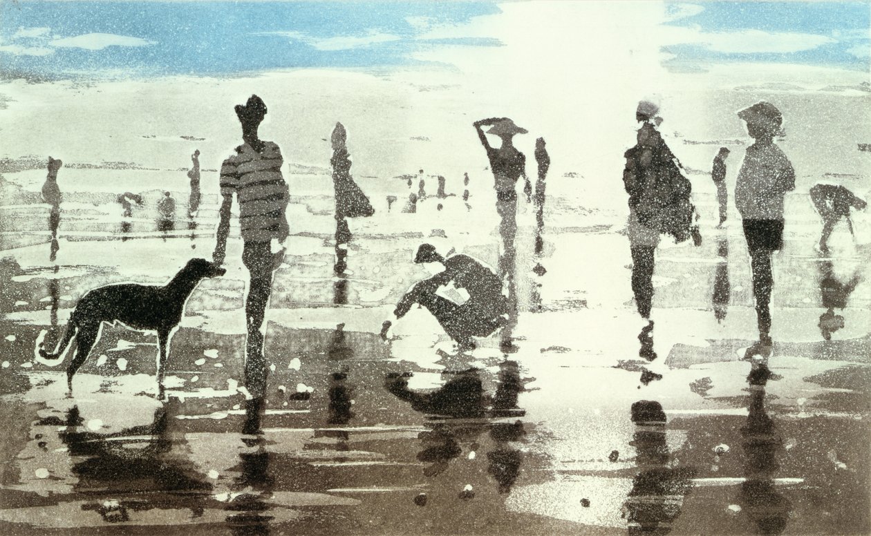 Kenneggy，Cornwall，1988（color aquatint） 作者 露西·威利斯