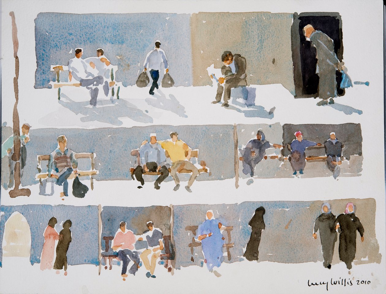 阿勒颇人，2010年 作者 露西·威利斯