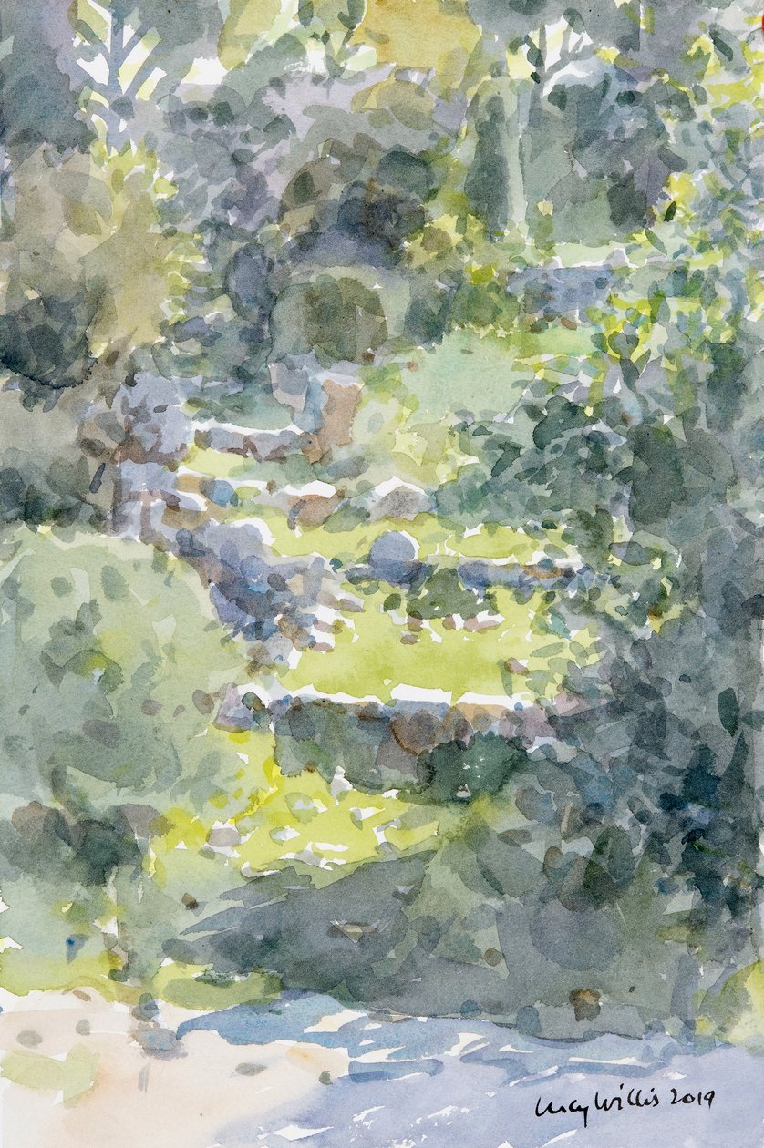 Hillside Steps，以色列Ein Kerem，2019 作者 露西·威利斯