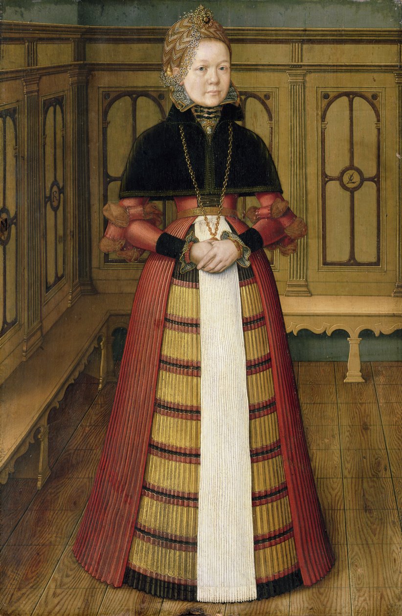 Mette（Mathildis）von Munchhausen的肖像 作者 小小汤姆（Ludger Tom）