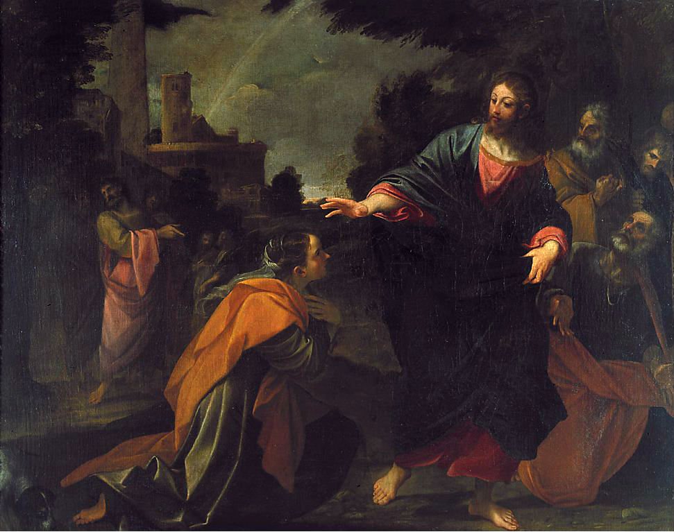基督和迦南女人 作者 卢多维科·卡拉奇（Ludovico Carracci）