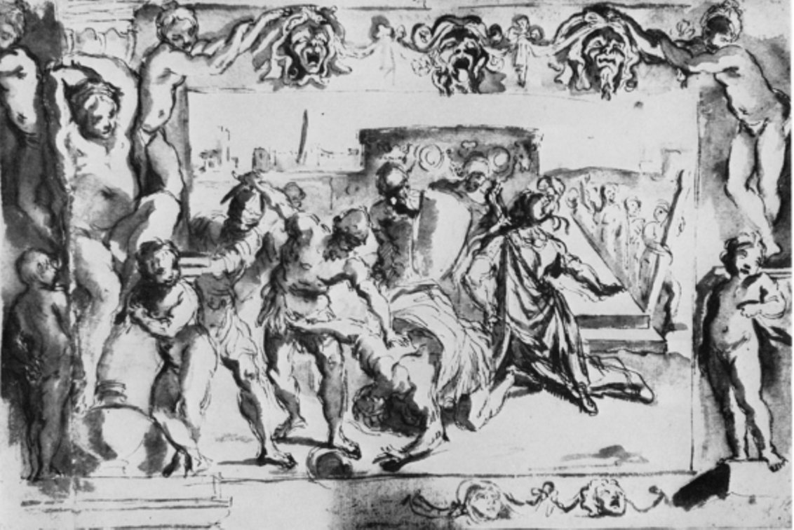 铁托塔齐奥之死 作者 卢多维科·卡拉奇（Ludovico Carracci）