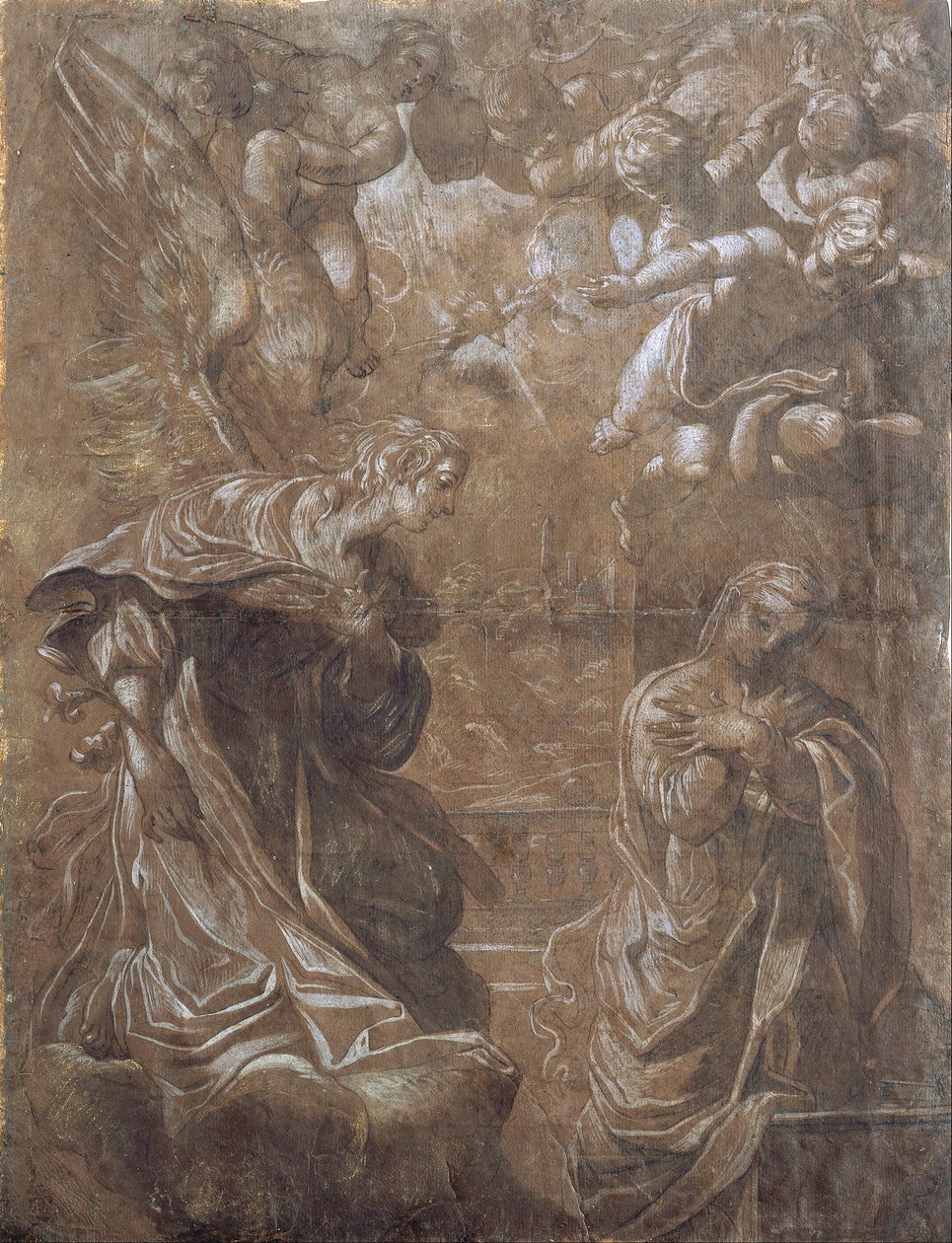 圣母领报 作者 卢多维科·卡拉奇（Ludovico Carracci）