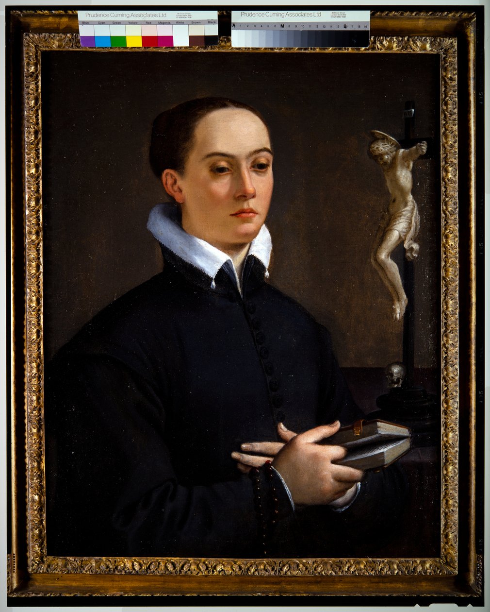 戴十字架的女士 作者 卢多维科·卡拉奇（Ludovico Carracci）