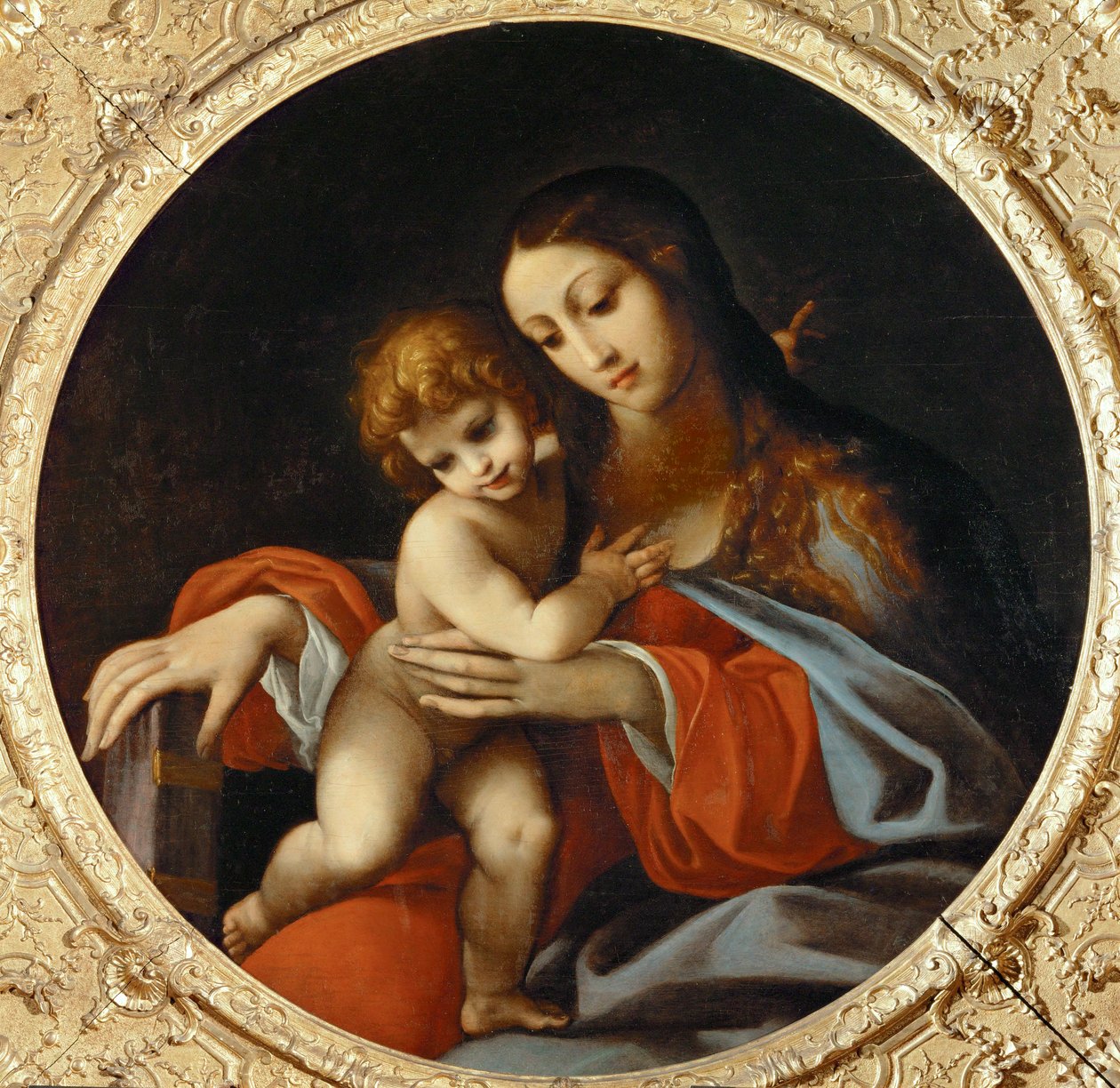 圣母与圣婴通多，... 作者 卢多维科·卡拉奇（Ludovico Carracci）