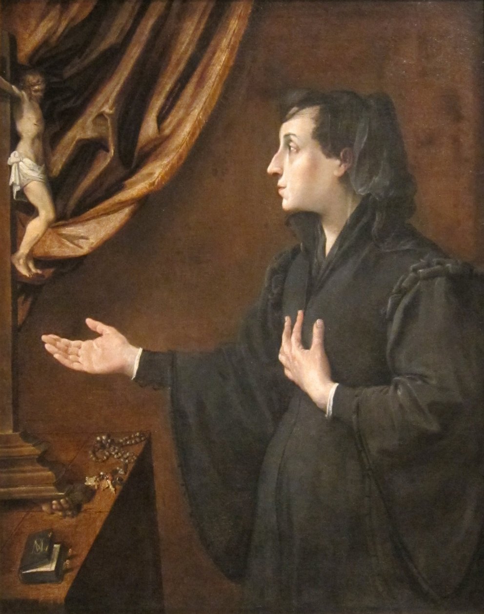 一个寡妇的肖像 作者 卢多维科·卡拉奇（Ludovico Carracci）
