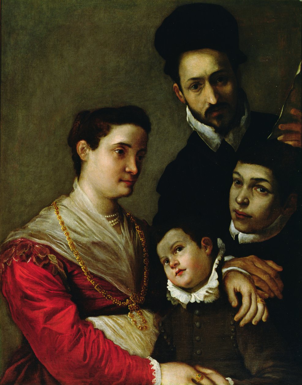 塔科尼家族肖像（布面油画） 作者 卢多维科·卡拉奇（Ludovico Carracci）