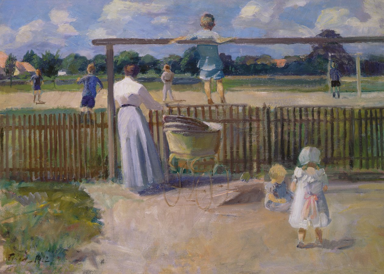 足球比赛，1912年 作者 路德维格（Ludvig）查找