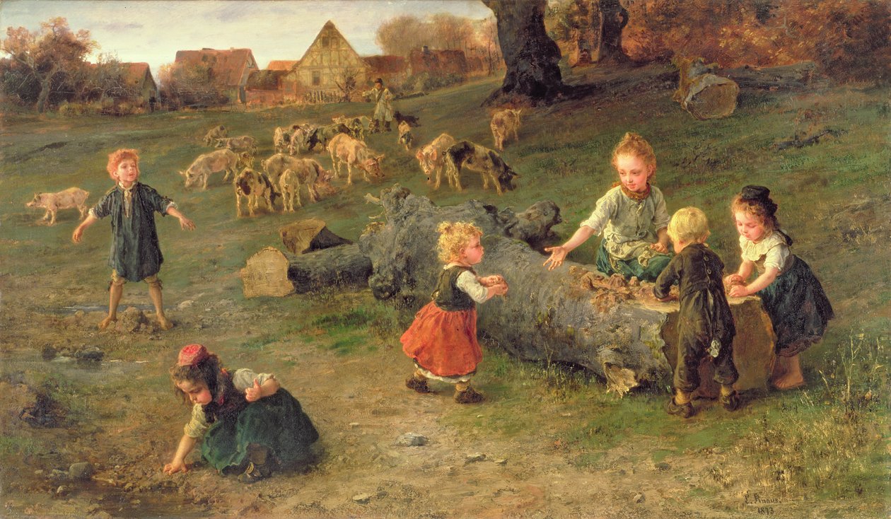 泥馅饼，1873年 作者 路德维希·克瑙斯