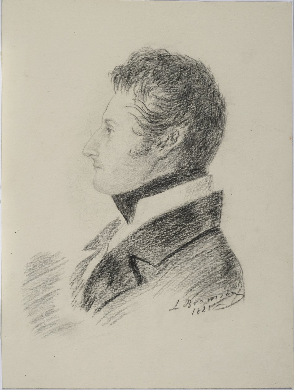 Matvey Yuryevich Vilyegorsky伯爵的肖像 1794-1866, 1821年 作者 路德维希·布拉姆森