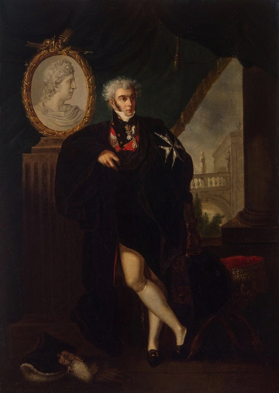 Dmitry Lvovich Naryshkin的肖像（1758-1838），19世纪初。 作者 路德维希·古滕布伦