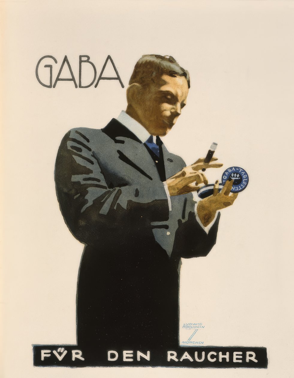 Gaba / 对于吸烟者 作者 路德维希·霍尔文