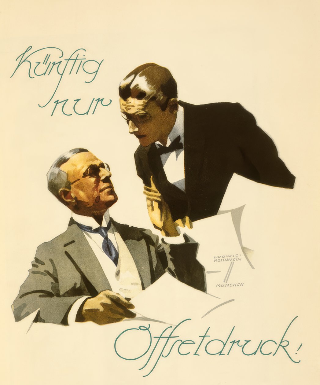 Künftig nur Offsetdruck! 作者 路德维希·霍尔文