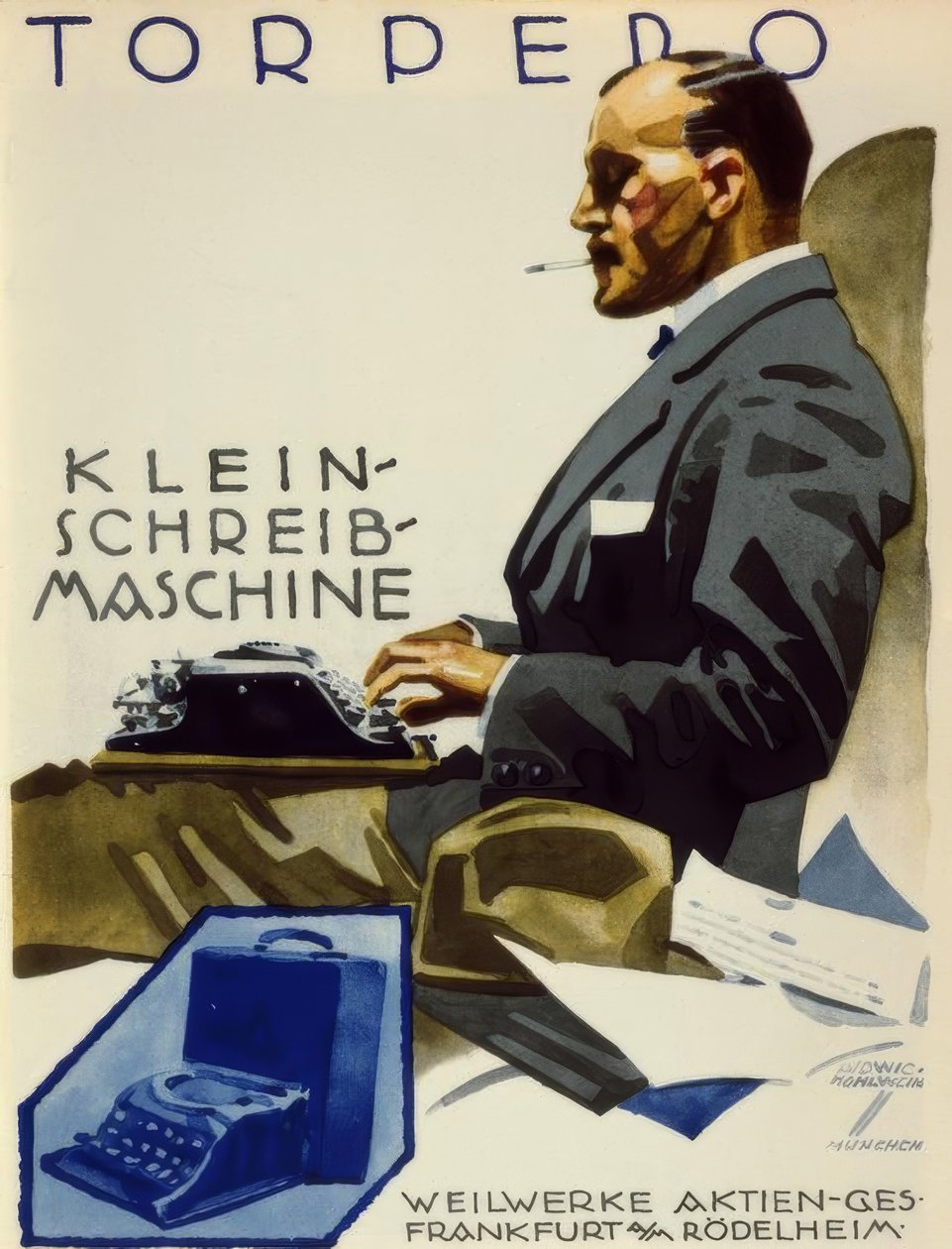 Torpedo Kleinschreibmaschine 作者 路德维希·霍尔文