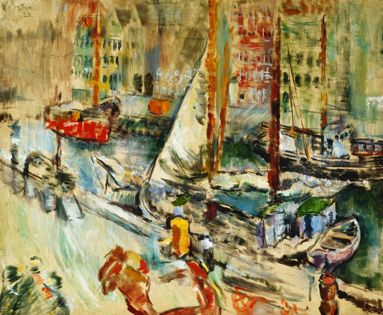 从新罕布什尔州（Nyhavn），1923年 作者 路德维克·彼得·卡斯滕
