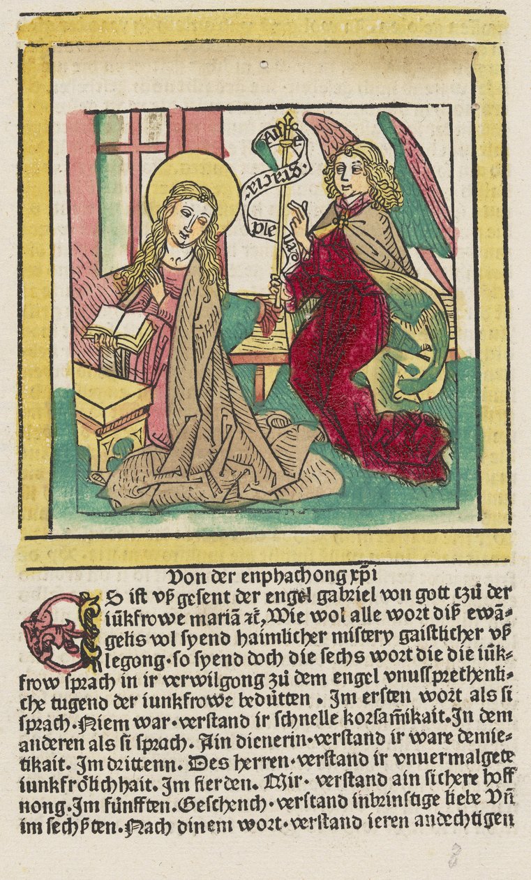 耶稣受难节的精神颂歌 作者 Ludwig Schongauer，德国 15 世纪，萨克森的卢道夫