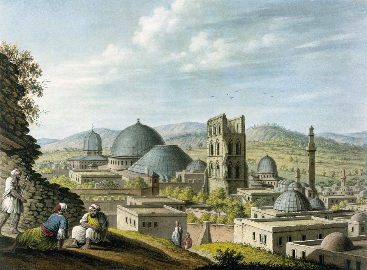 来自西方的耶路撒冷，酒吧。作者：William Watts，1805 作者 路易吉·梅耶（Luigi Mayer）