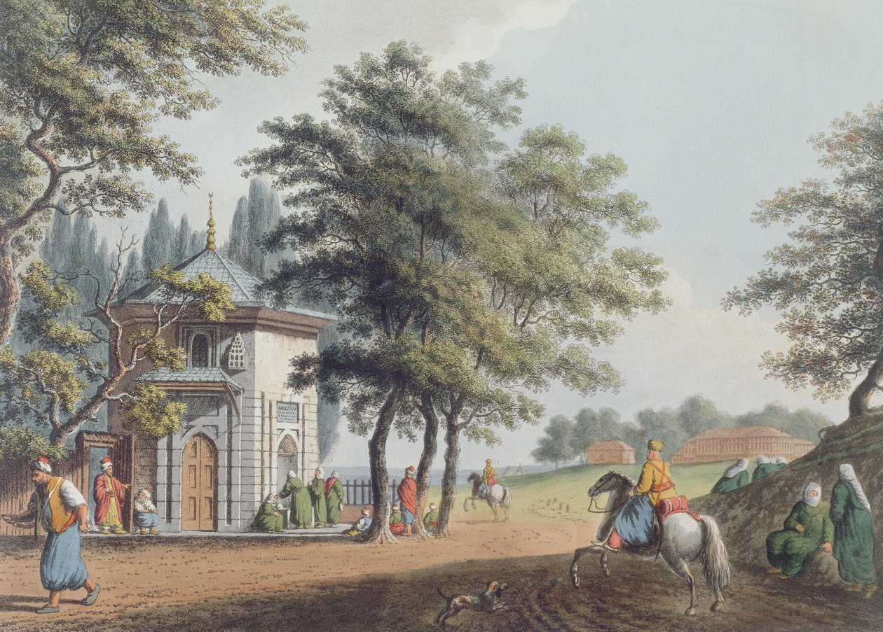 Pera，来自&39;Ottoman Dominions中的意见&39;的3号酒吧，酒吧。作者：Robert Bowyer（1758-1834）1809（aquatint） 作者 路易吉·梅耶（Luigi Mayer）