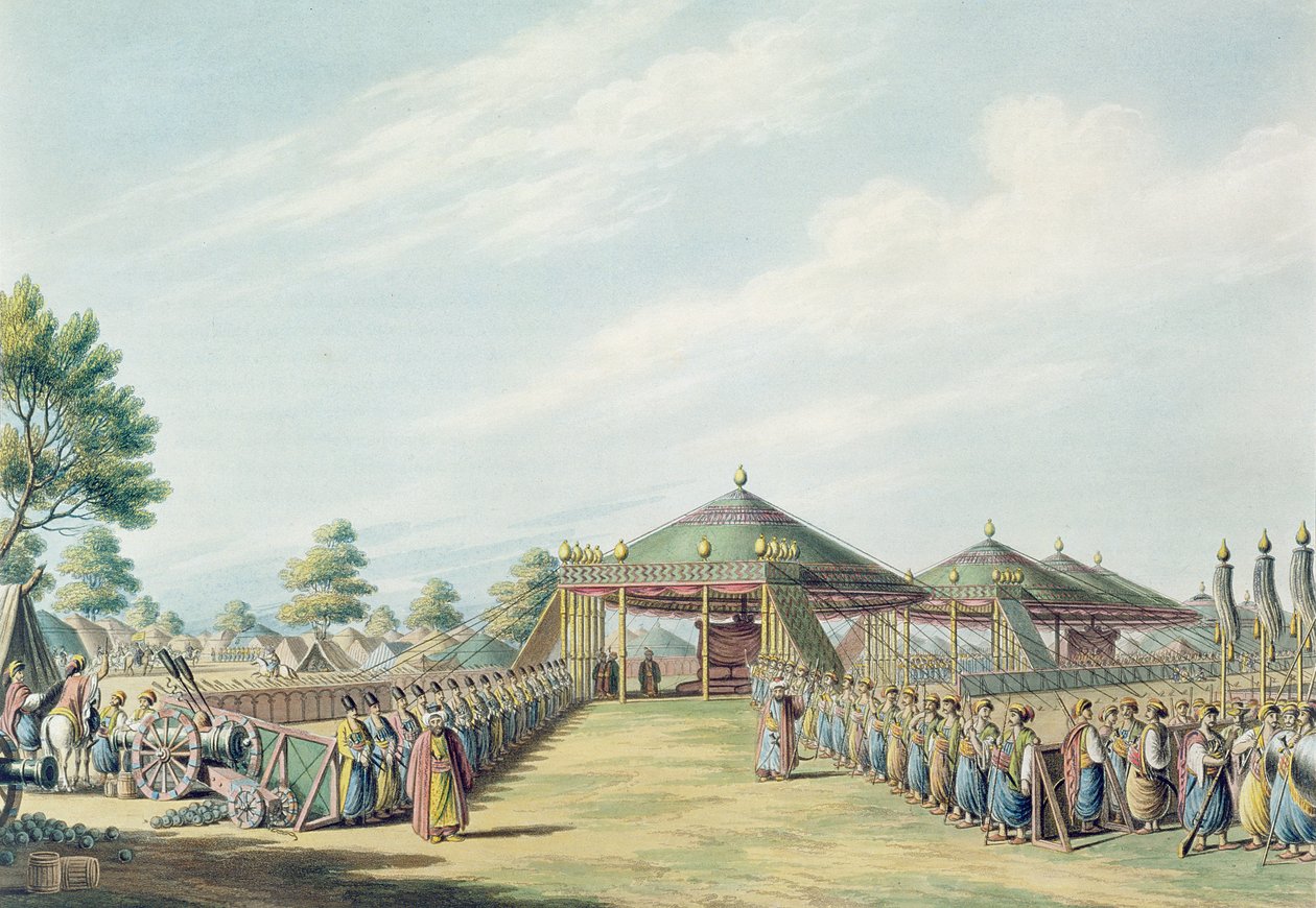 酒吧Daud-Pascia，酒吧。作者：William Watts，1806 作者 路易吉·梅耶（Luigi Mayer）