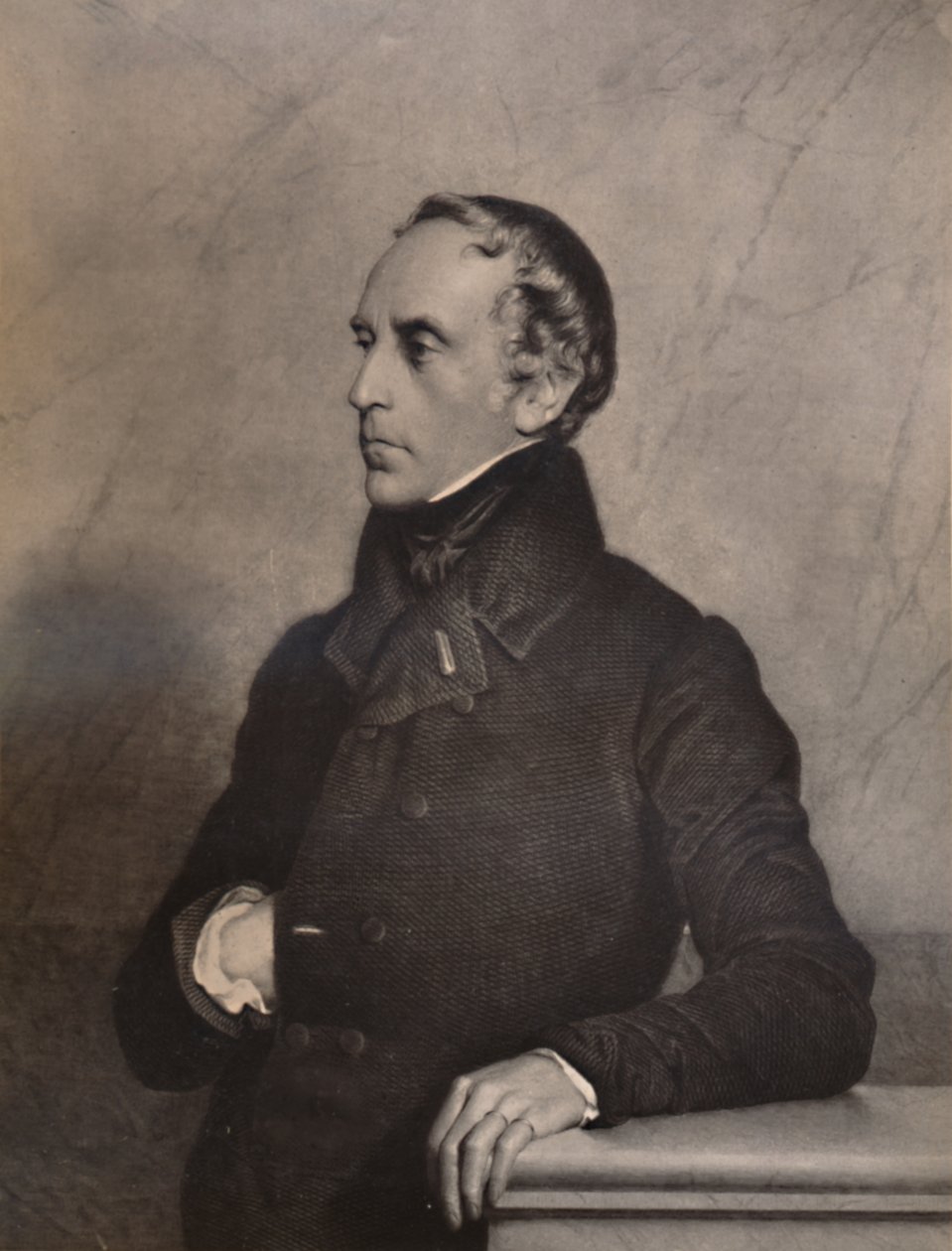 Francois Pierre Guillaume Guizot，法国政治家和历史学家，19世纪，1894年 作者 路易吉·卡拉马塔（Luigi Calamatta）