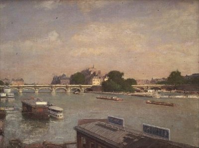 巴黎凯特岛（Ile de la Cite）。 作者 路易吉·卢瓦尔