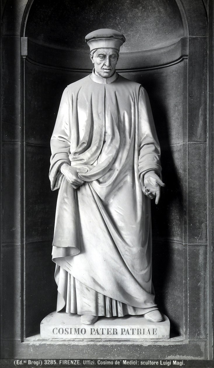 Statue of Cosimo dè Medici 作者 路易吉·马吉（Luigi Magi）