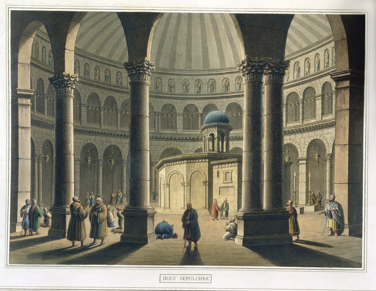 圣墓，酒吧。作者：William Watts，1806 作者 路易吉·梅耶（Luigi Mayer）