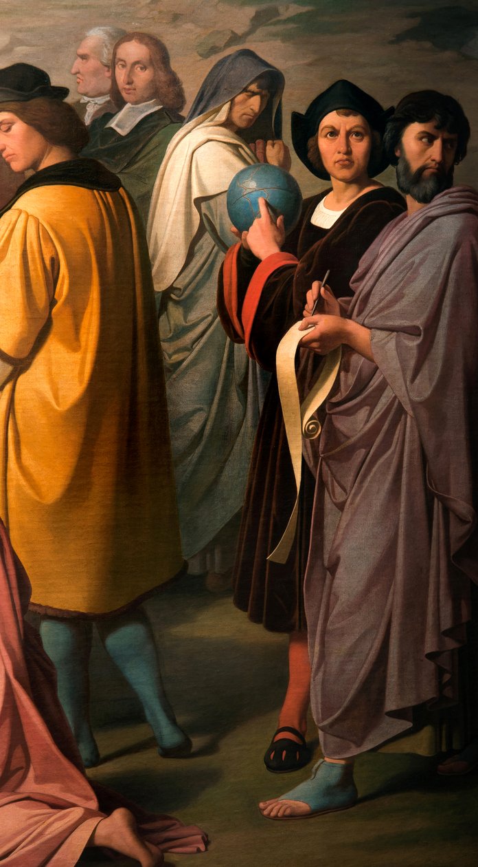 真理的胜利。1847年 布面油画 作者 路易吉·穆西尼（Luigi Mussini）