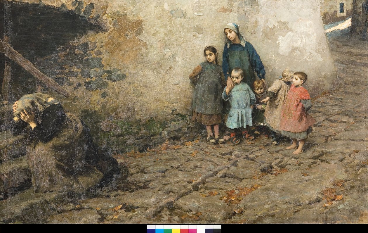 悲伤学校，1895年 作者 路易吉·罗西（Luigi Rossi）