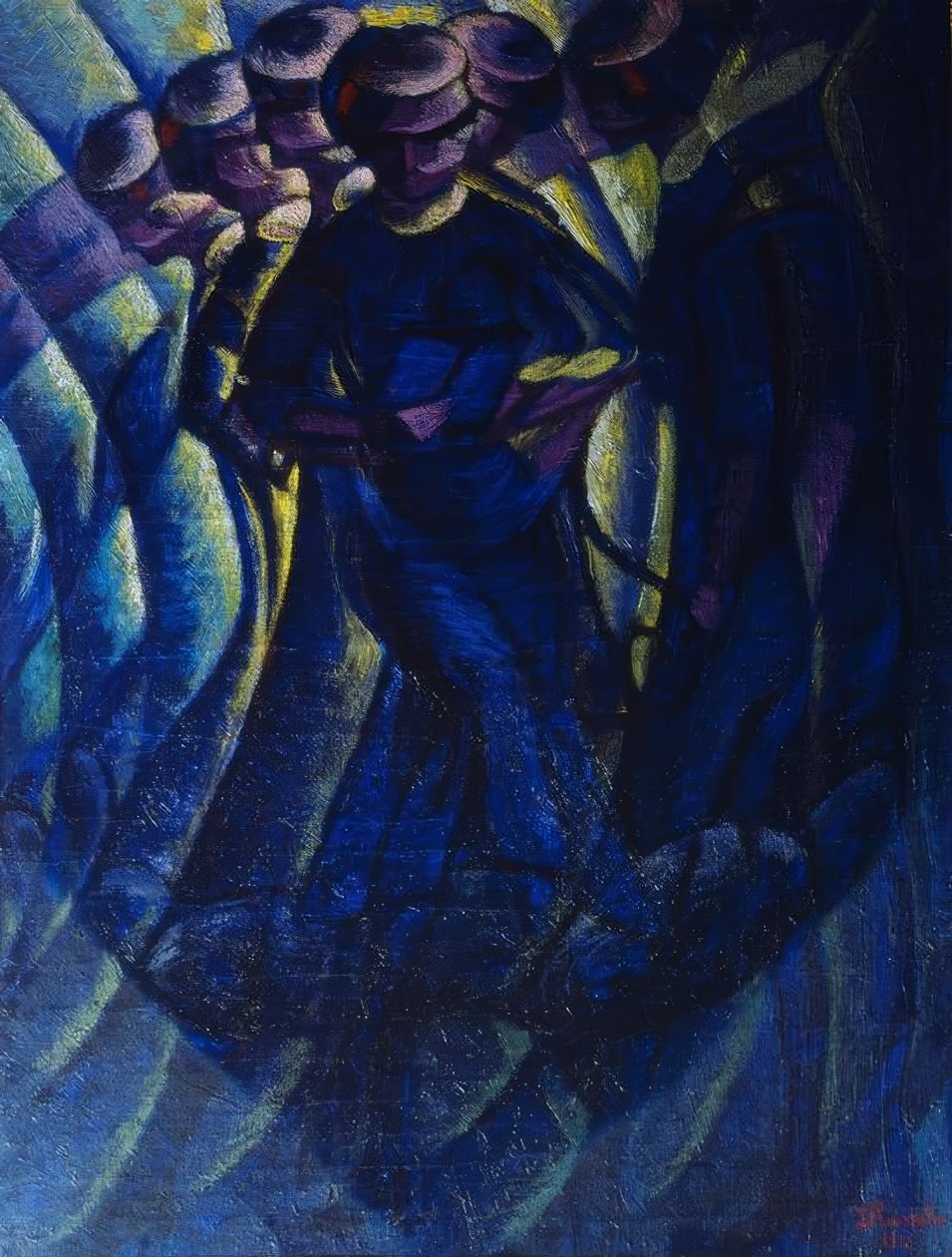 L.Russolo，女人的动作 作者 路易吉·鲁索洛